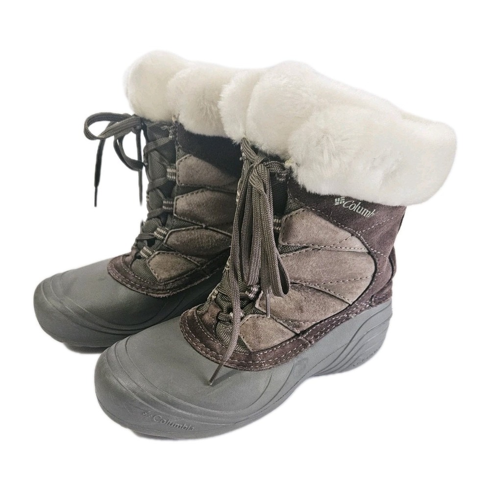 Columbia Sierra Summette Brown Lined Faux Fur Women's Size 8.5 Winter Boots